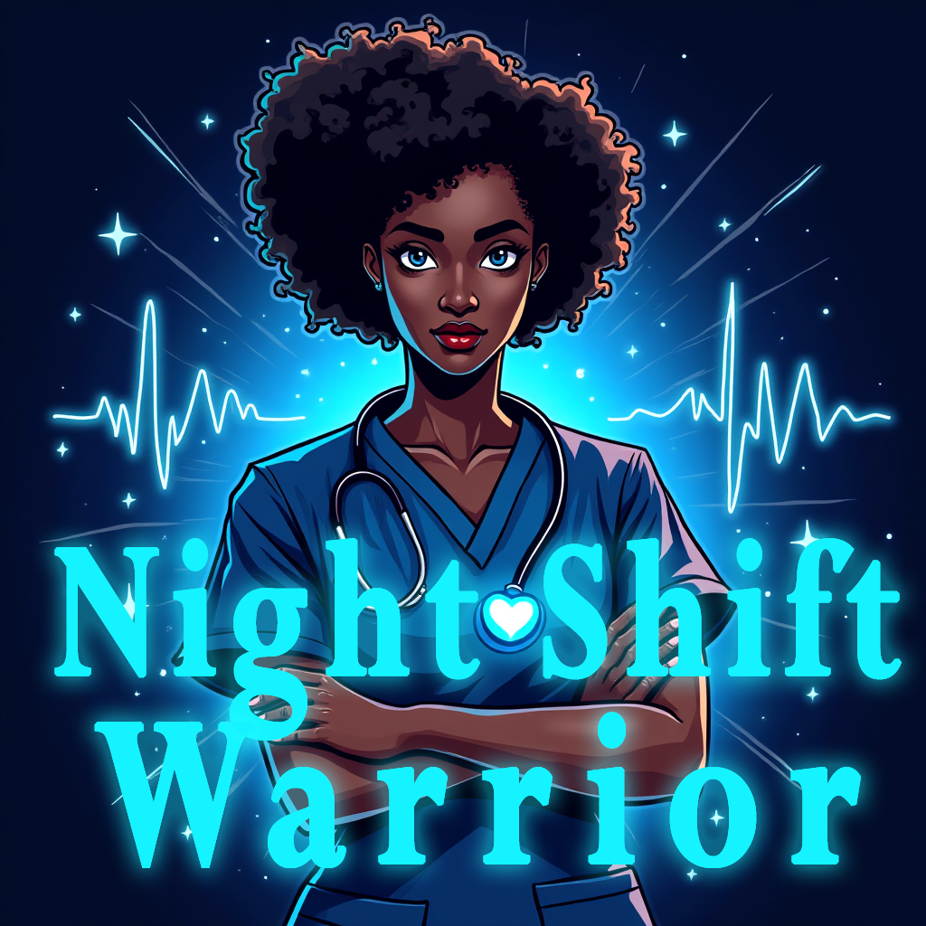 Night Shift Warrior 20oz Skinny Tumbler – Nurse Gift, Healthcare Worker Tumbler, Night Shift Essentials