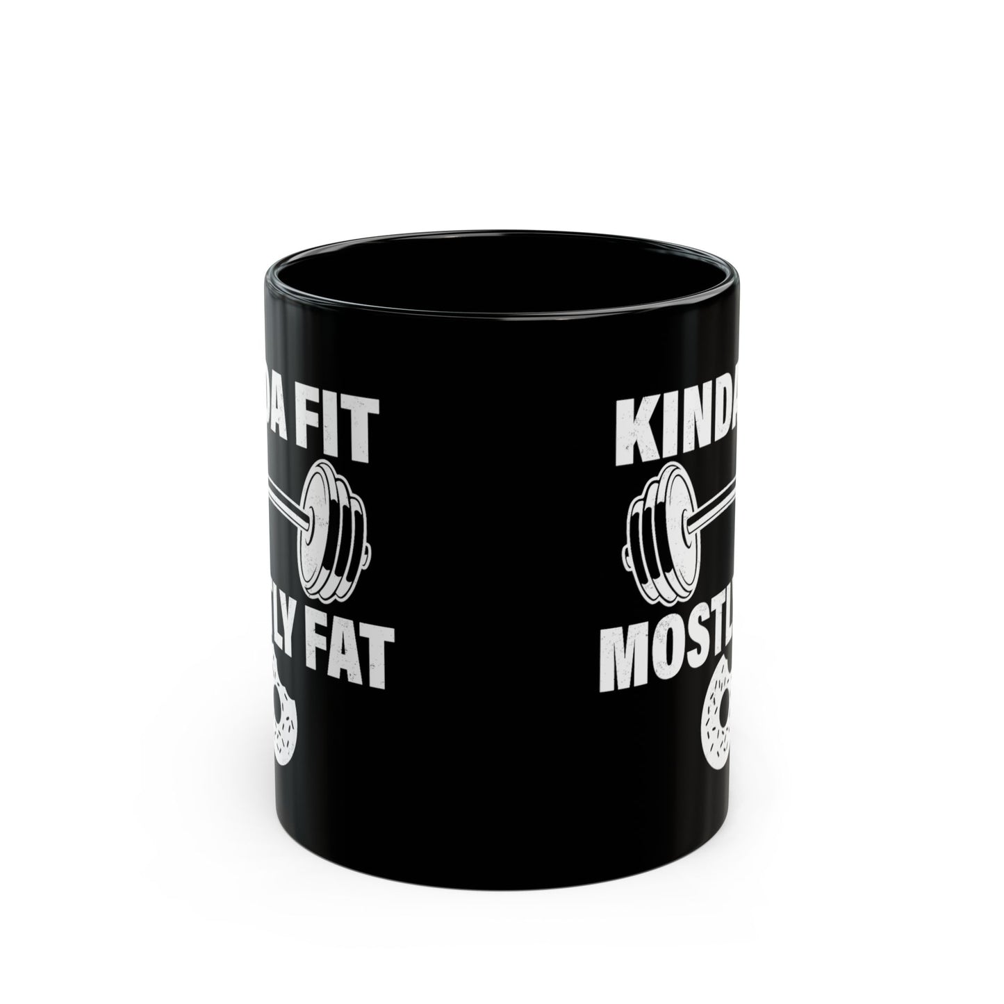 Witty Barbell Donut Sipper