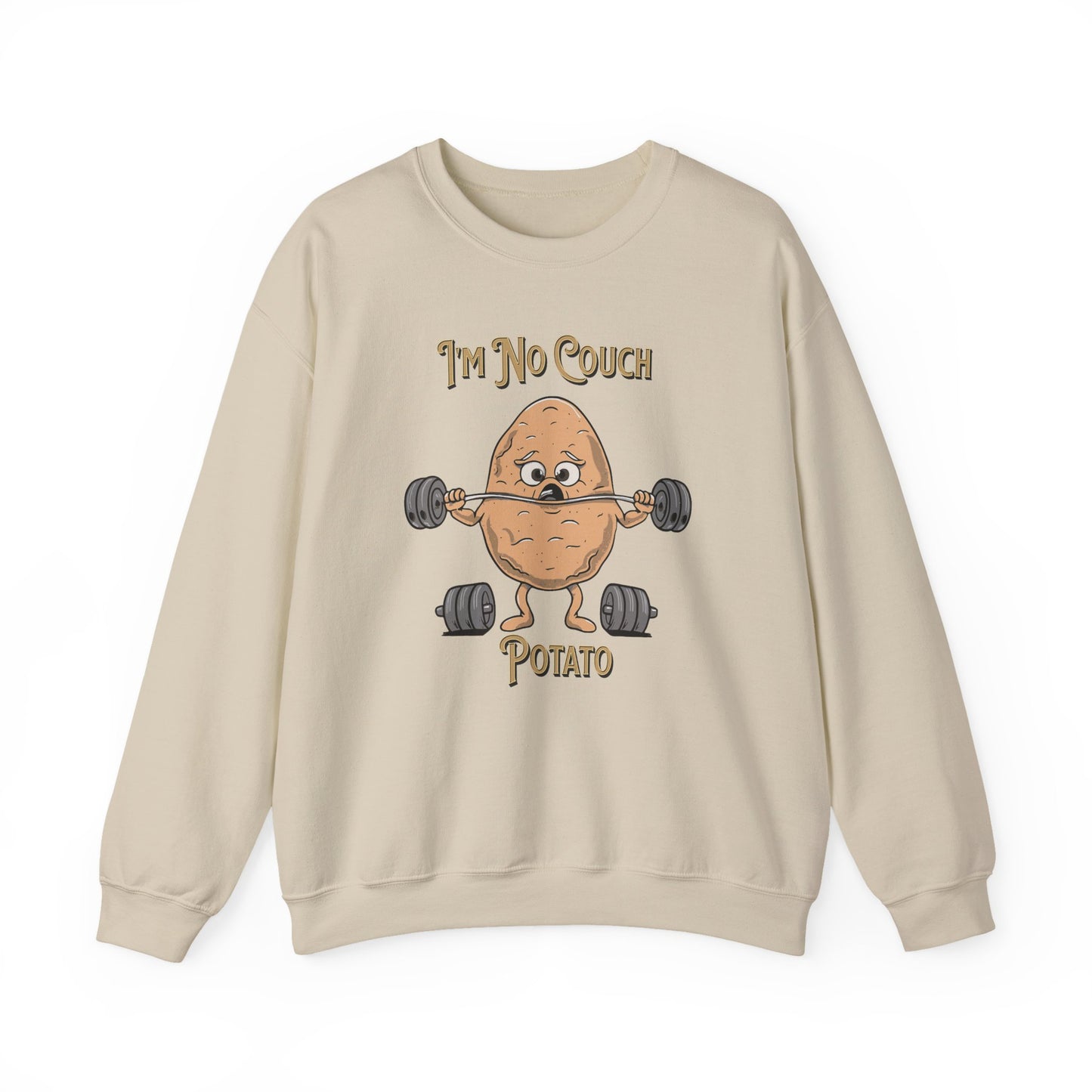Bold Anti‑Couch Potato Pullover