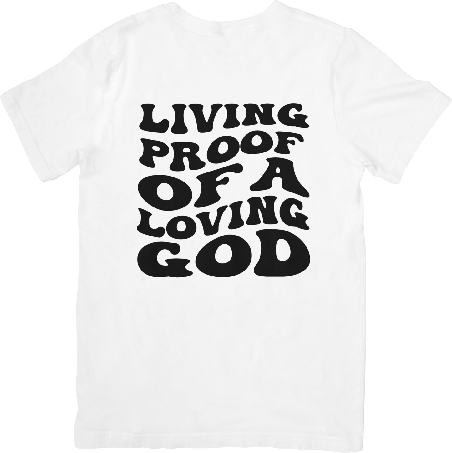Living Proof Unisex Softstyle T-Shirt - Faith-Inspired Gratitude Tee