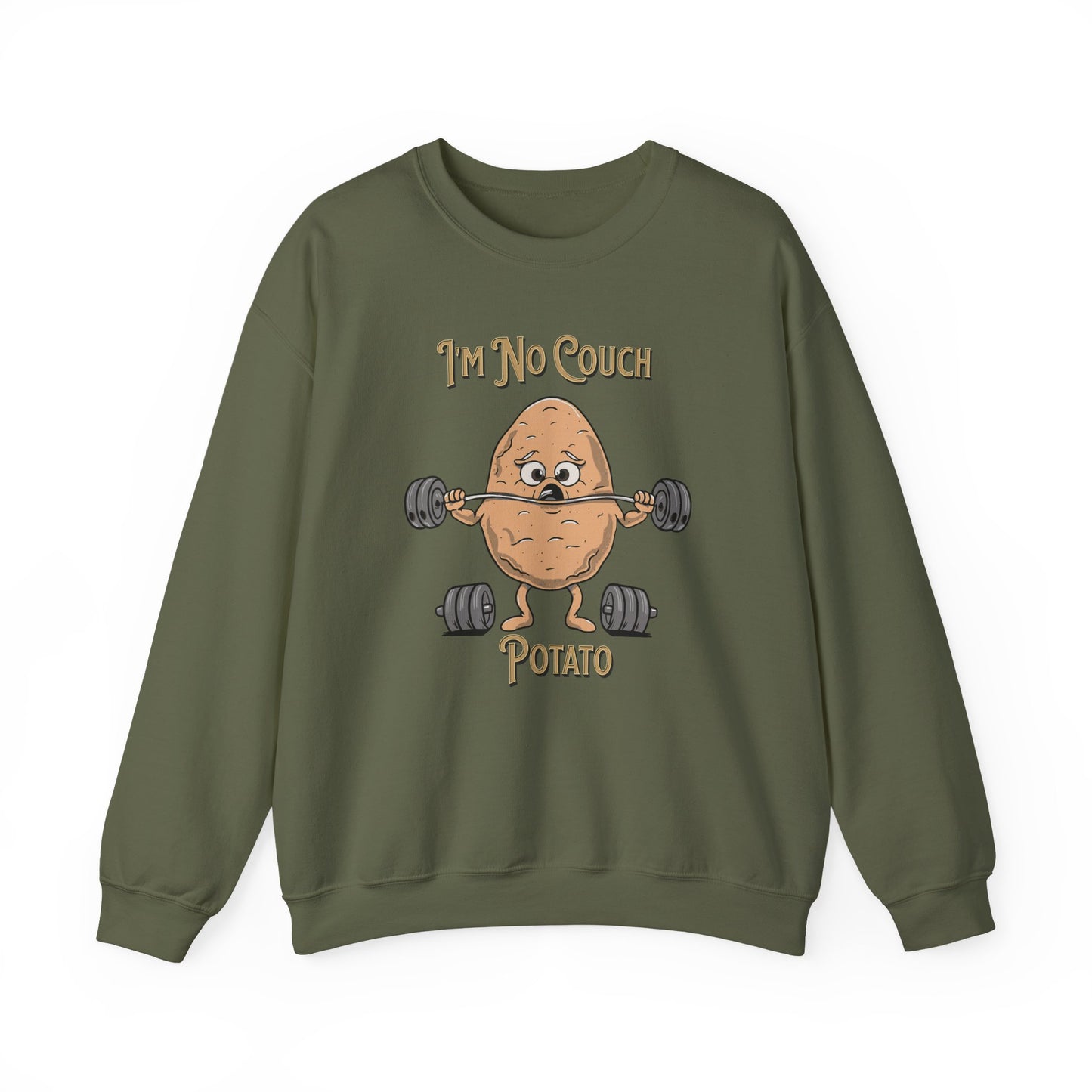 Bold Anti‑Couch Potato Pullover
