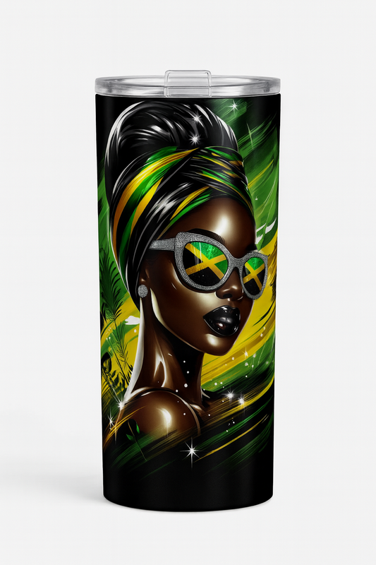 Jamaica Love -20 oz skinny Tumbler