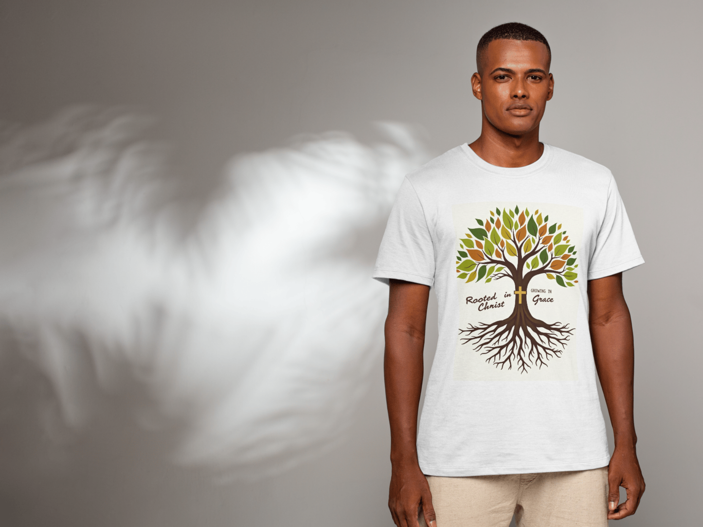 “Rooted in Christ, Growing in Grace” t-shirt