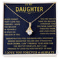 To My Daughter | Never Forget That I Love You - Alluring Beauty necklace