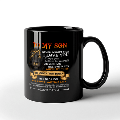 To My Son | Elevate your coffee experience with our custom-made ceramic mug