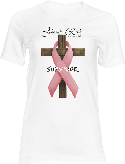 Jehovah-Rapha Survivor T-Shirt — Faith, Strength & Victory