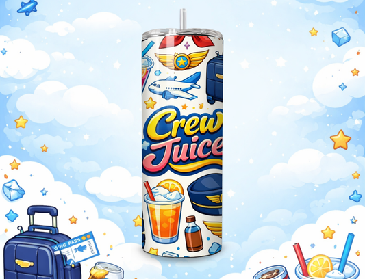 Crew Juice Tumbler – Flight Attendant Life, Served Cold (or Hot!)