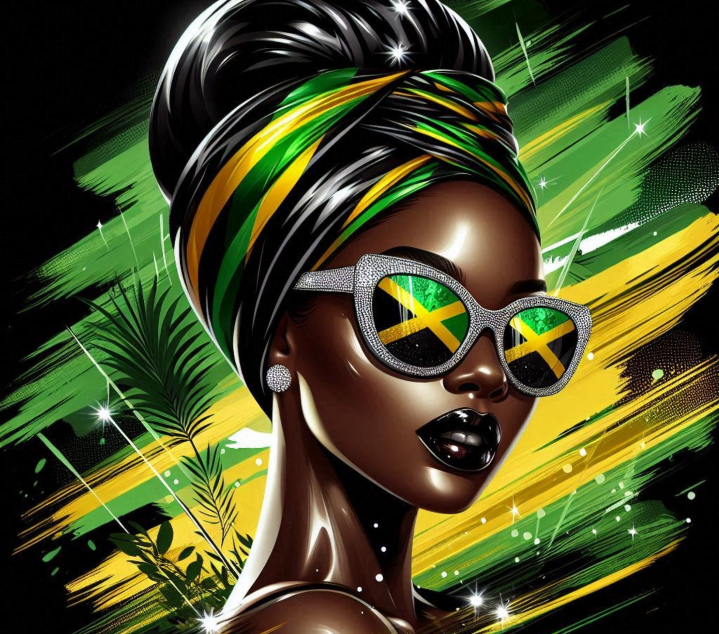 Jamaica Love -20 oz skinny Tumbler