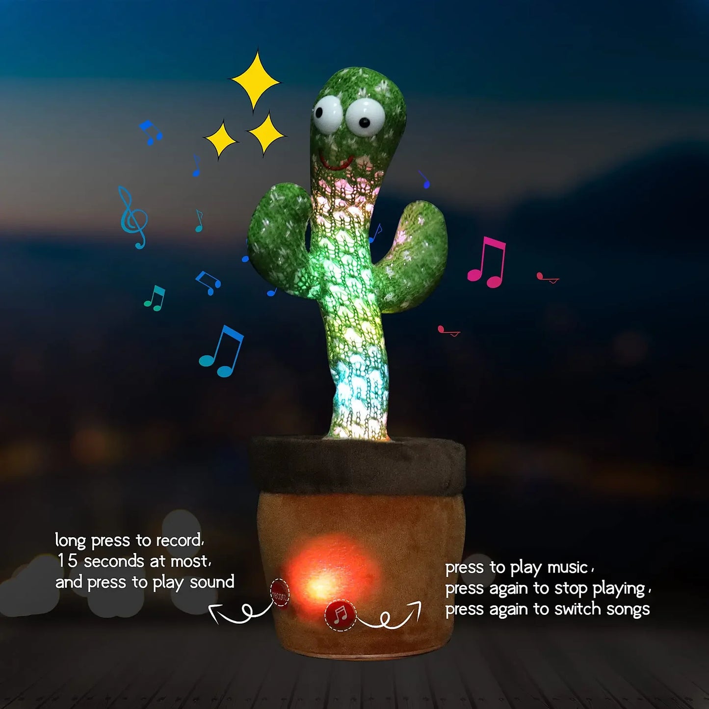 Dancing Cactus Plush Toy