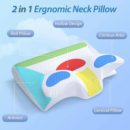 DreamEase Memory Foam Neck Pillow