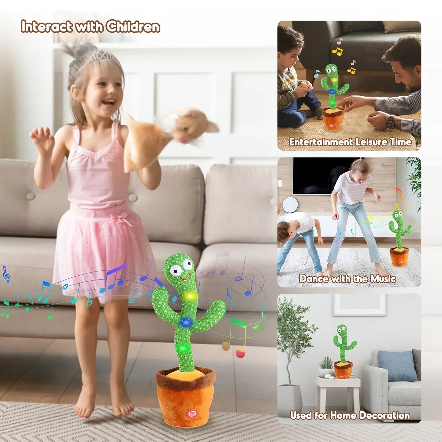 Dancing Cactus Plush Toy