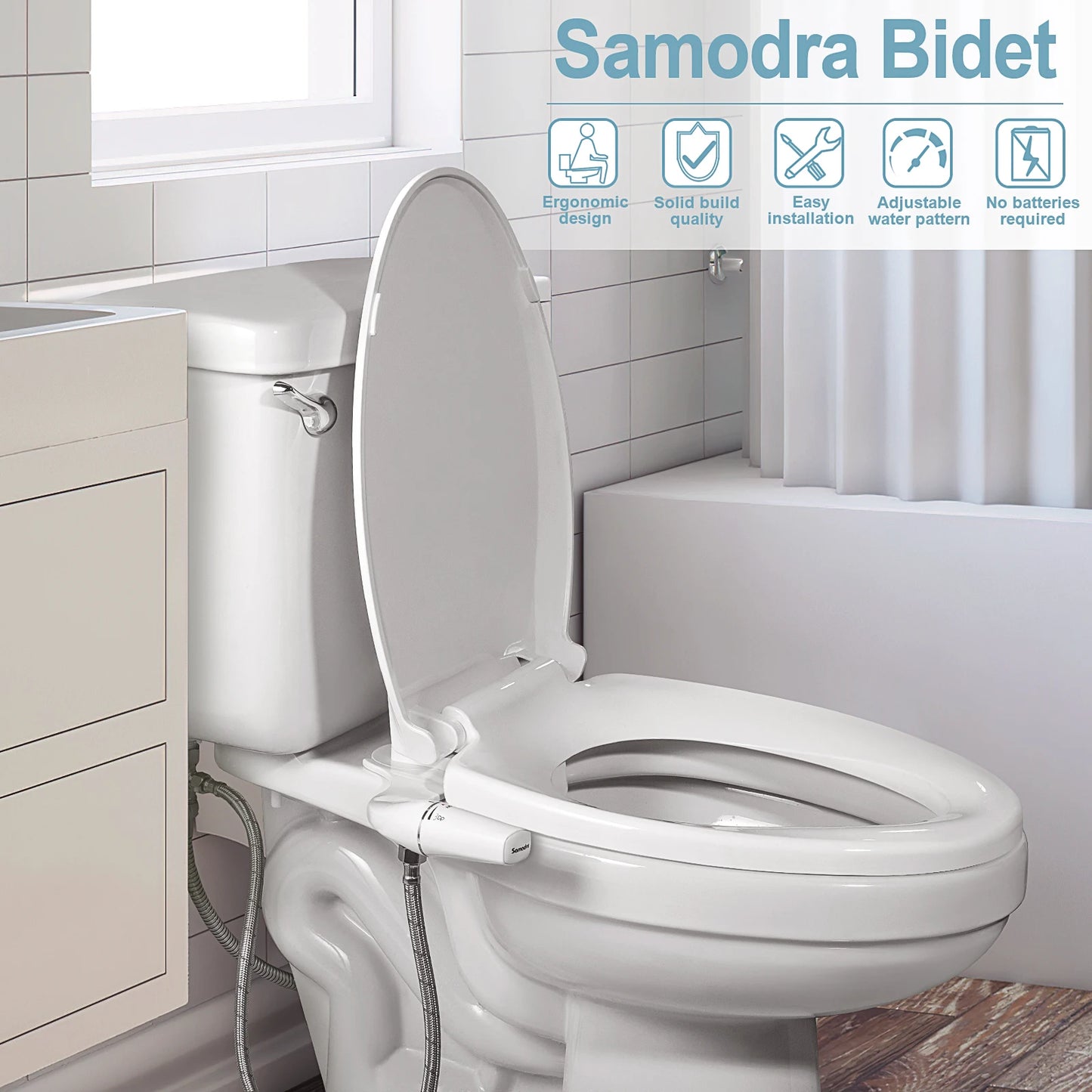 SAMODRA Ultra Slim Bidet Attachment